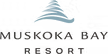 muskoka bay logo black and blue