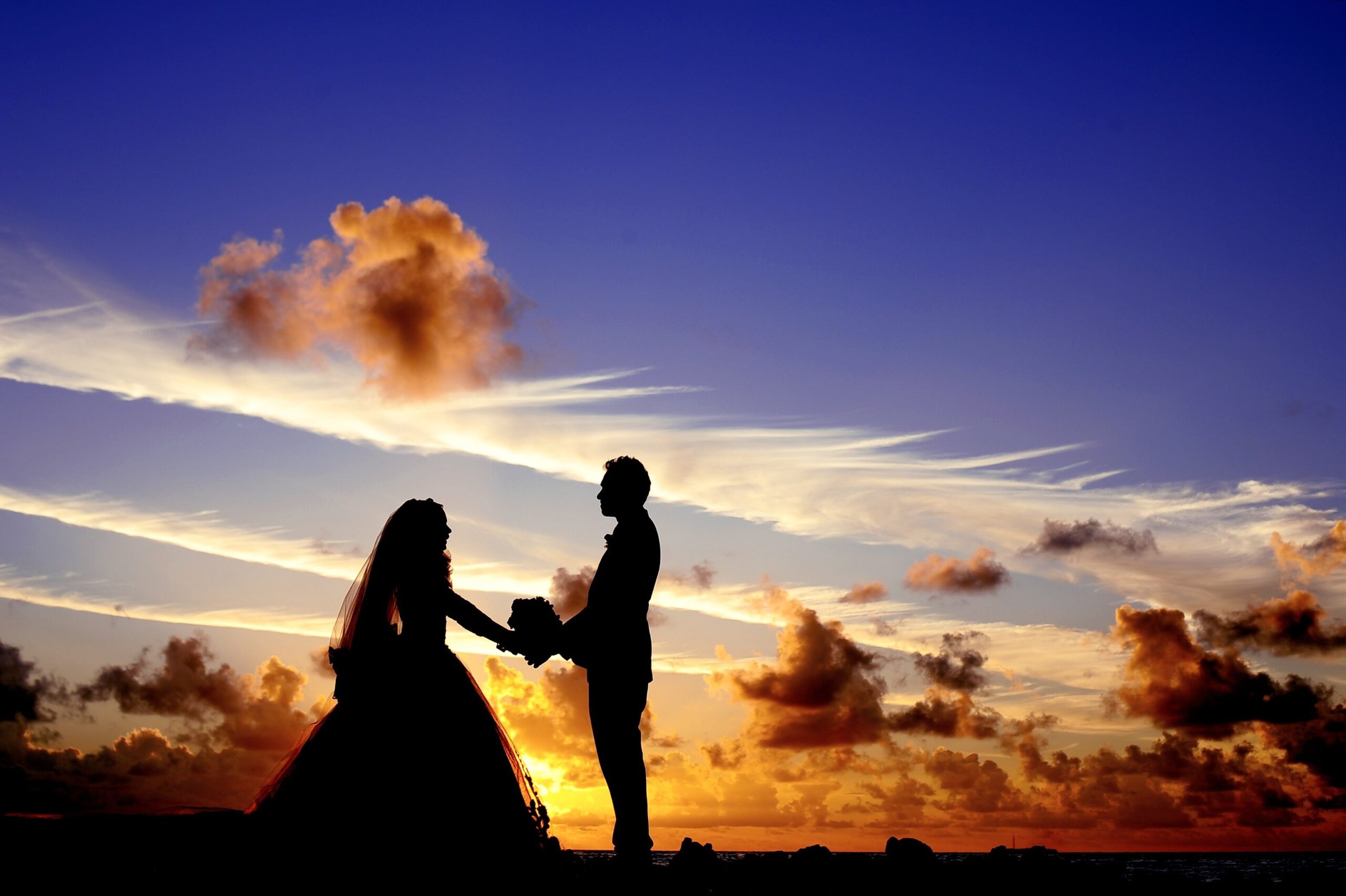 sunset man and married woman