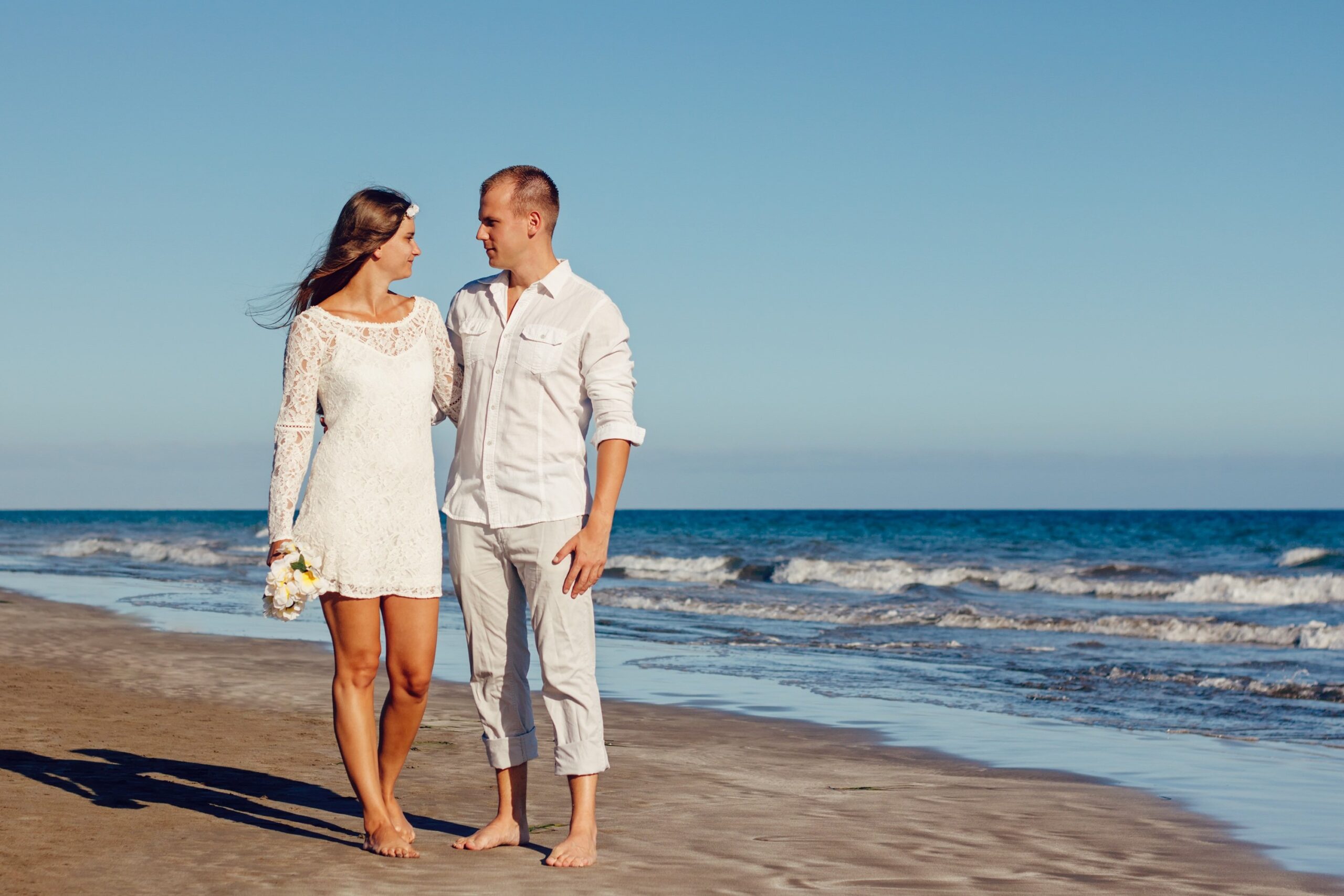 couple on the beach