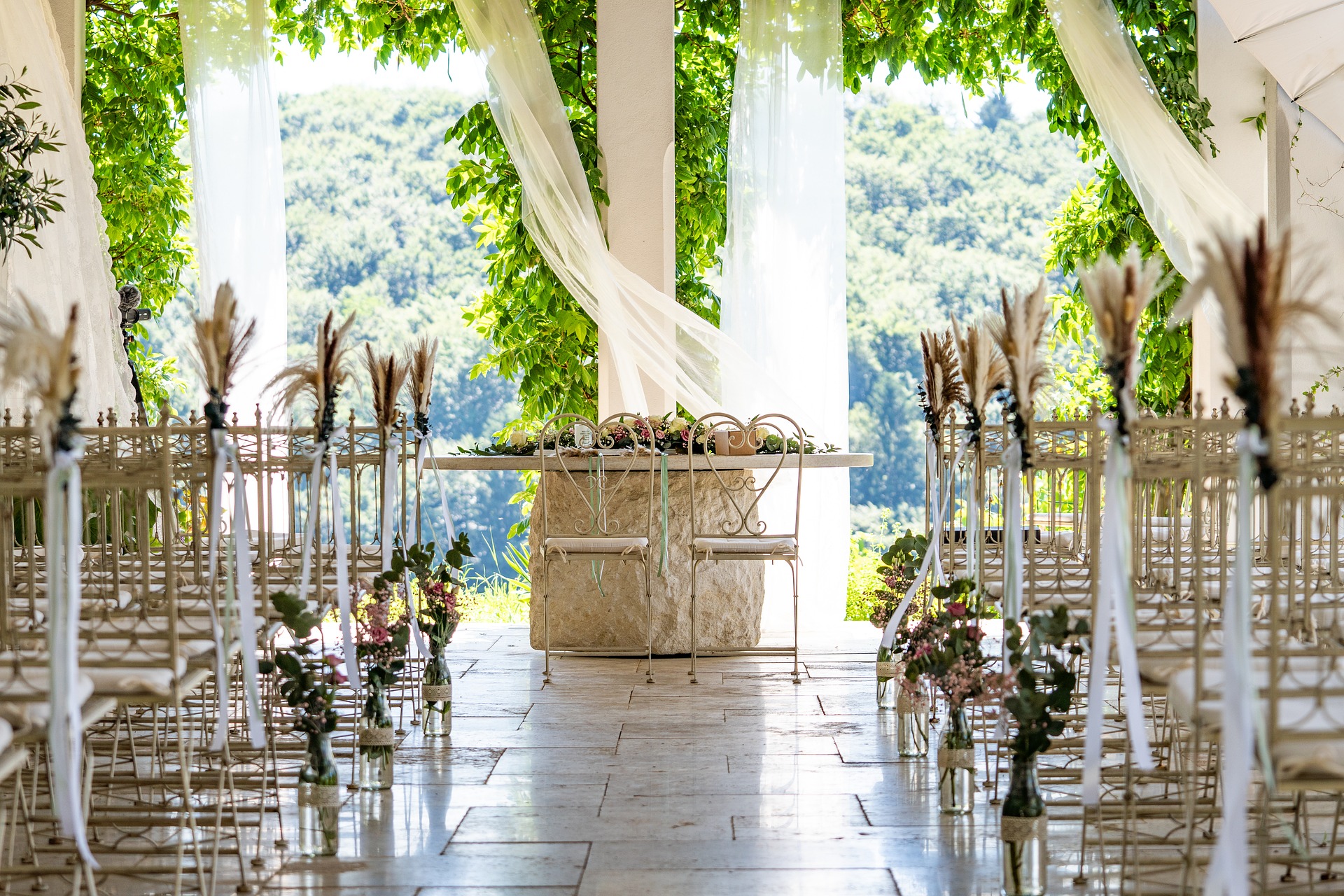 tropical wedding venue
