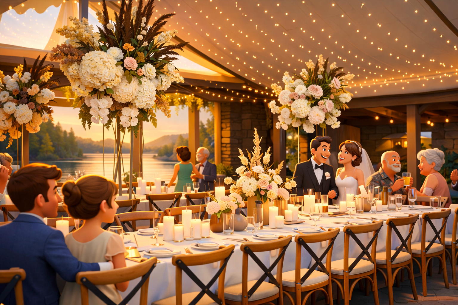 wedding dinner