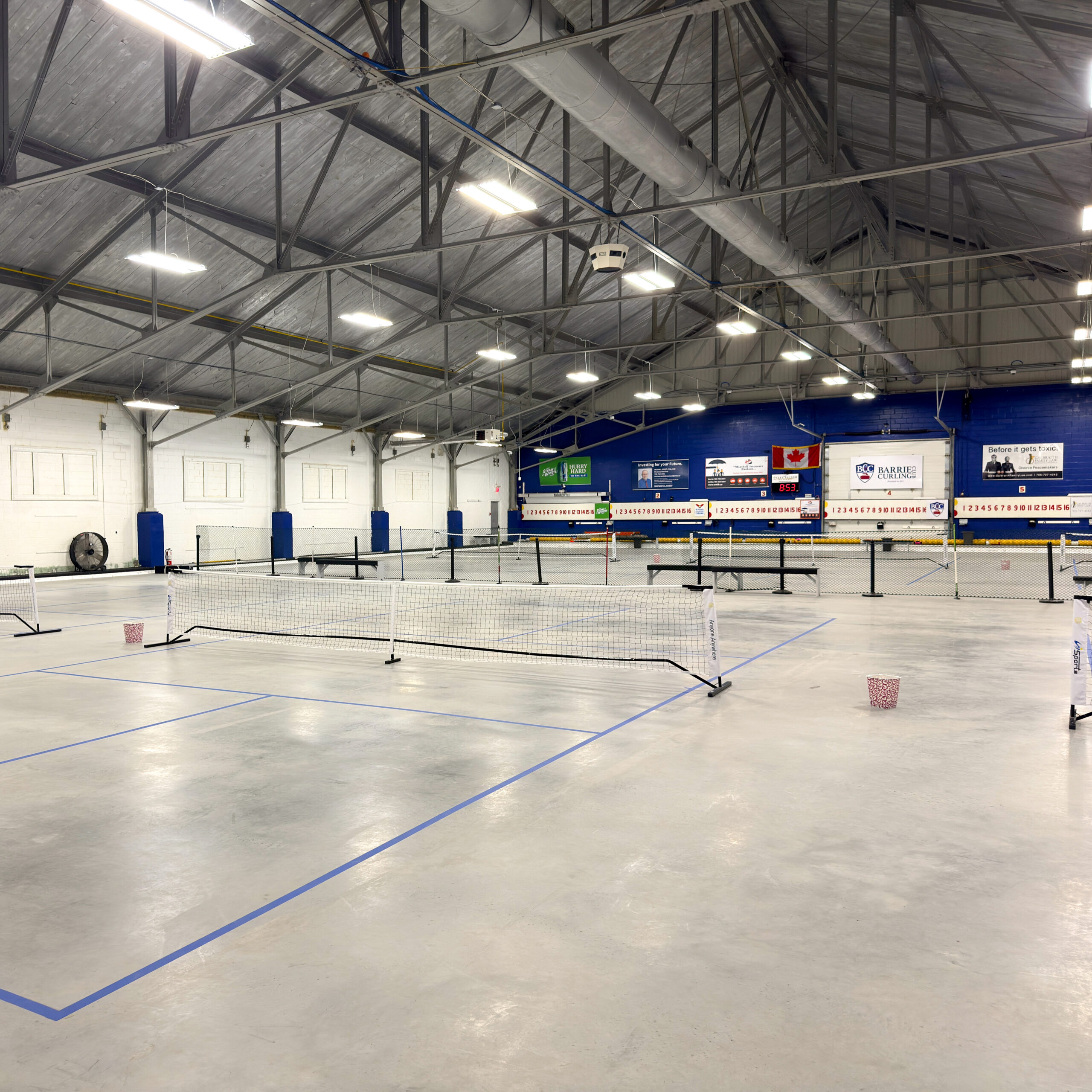 The ice rink at the Barrie Curling Club — the unique feature that makes this one of Barrie's most memorable wedding venues