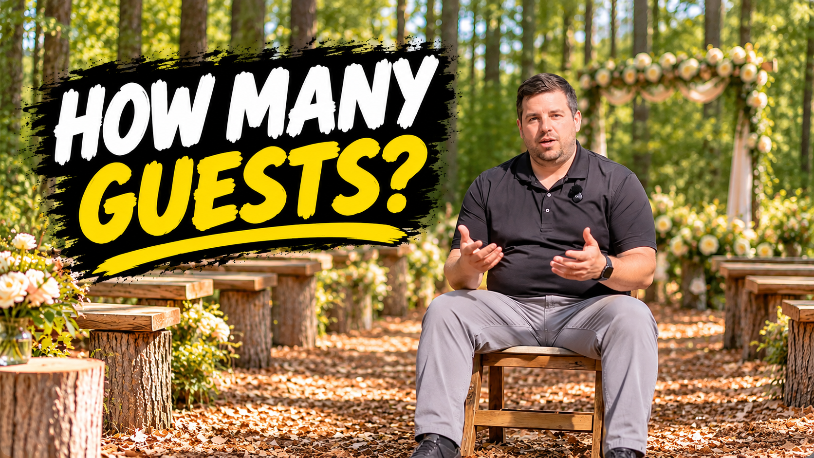 Thumbnail for Northbrook Farm's FAQ video answering how many guests the venue can host.