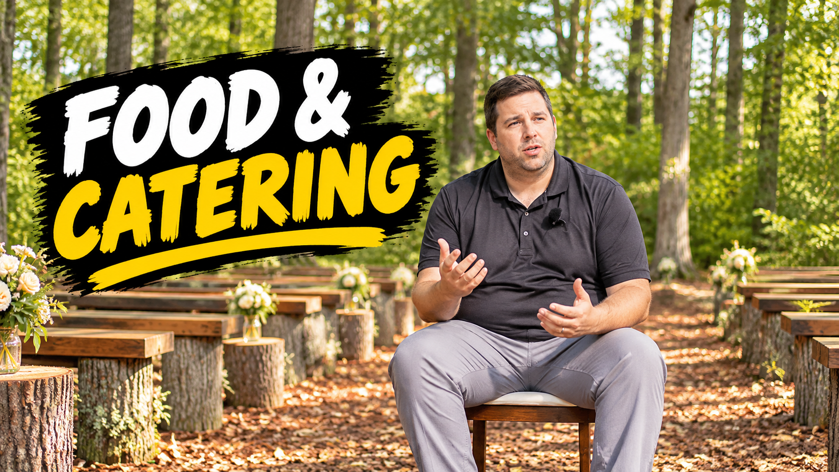 Thumbnail for Northbrook Farm's FAQ video explaining the food and catering situation for weddings.